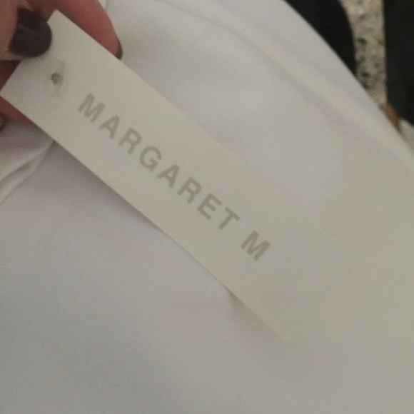 Margarete M White Lined Long Pant Size 10 NWT - Picture 4 of 6